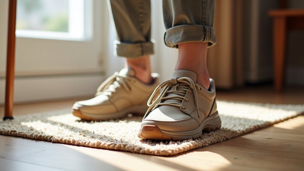 fall prevention through footwear