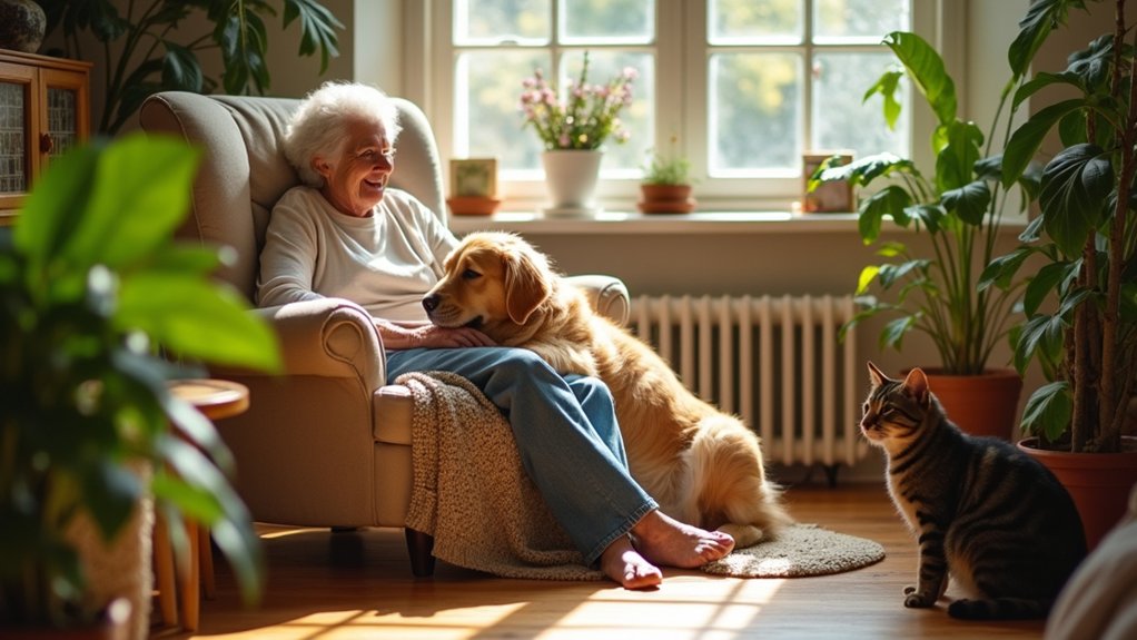animal companionship enriches seniors