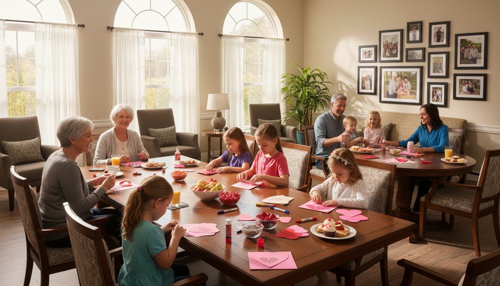 february family traditions together